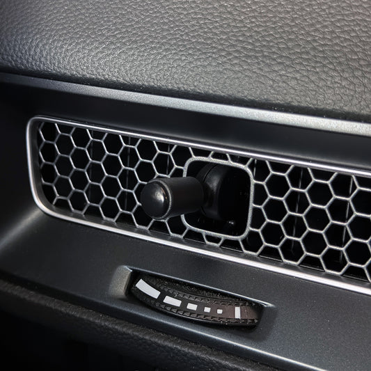 STRIX Black Vent Adjuster Insert Caps Honda Civic Acura Integra