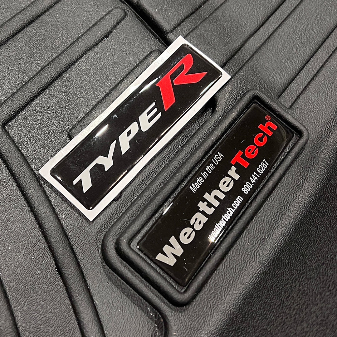 Type R WeatherTech FloorLiner / Floor Mat Stickers